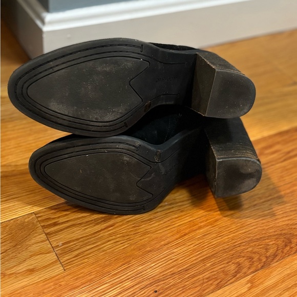 Lucky Brand Black Ankle Boots with Stud Accents - Picture 3 of 3